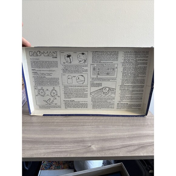 Vintage 1980 Milton Bradley Pac-Man Board Game - Complete CIB Pac Man Arcade - Picture 5 of 13